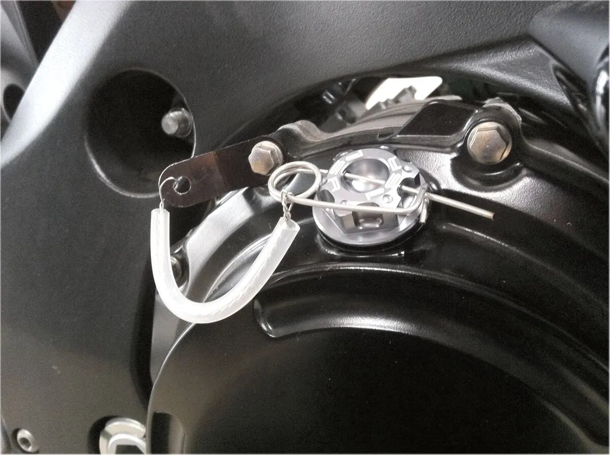 Psr Oil Filler Cap Kit - Silver Anodized Aluminum