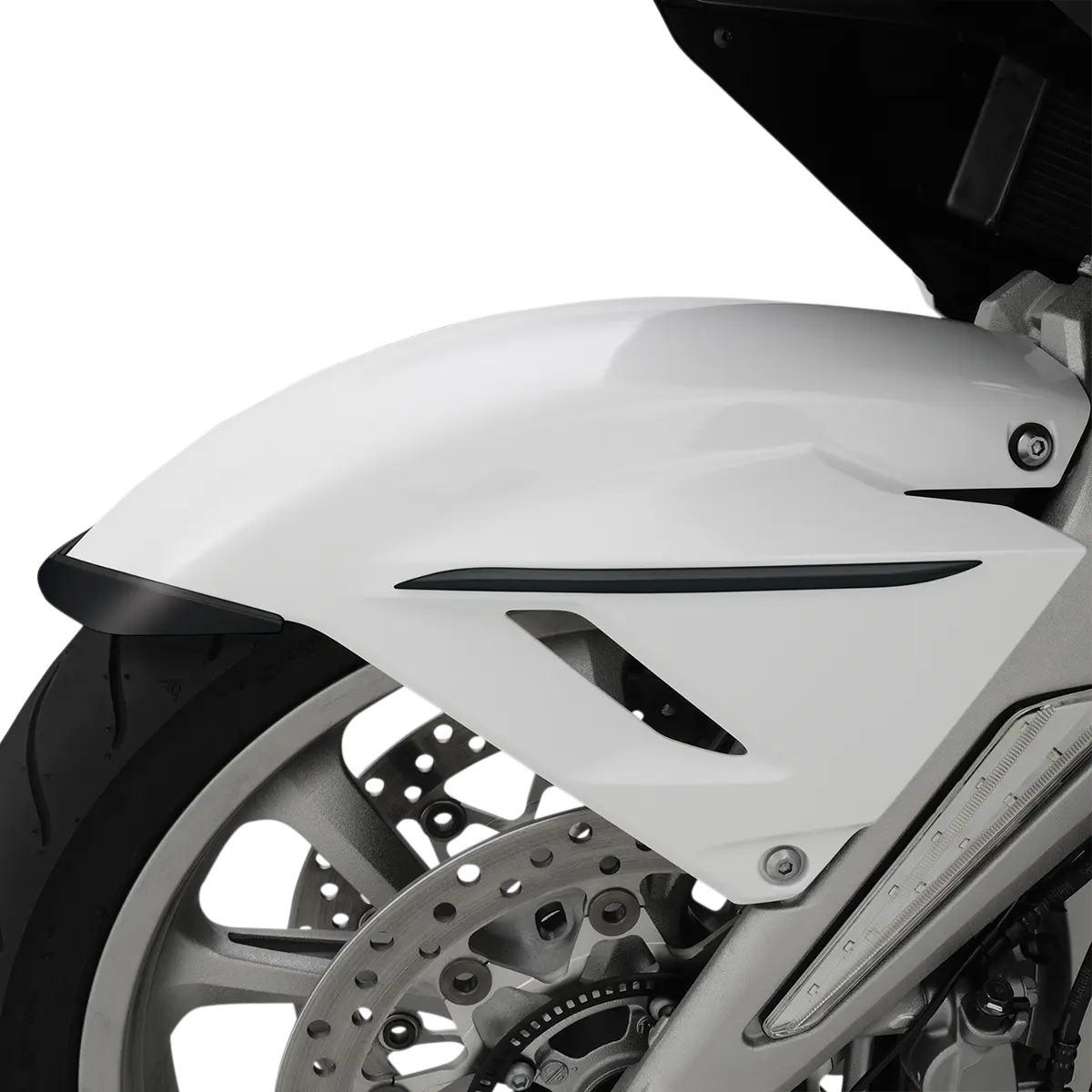Show Chrome Front Fender Side Accent