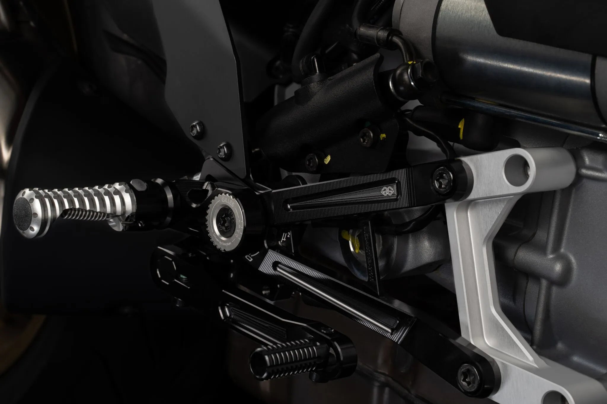 Gilles Tooling Mue2 Rearset - Adjustable Foot Pegs