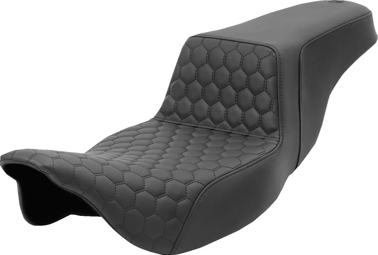 Saddlemen Honeycomb Step-up Seat - For Harley Davidson