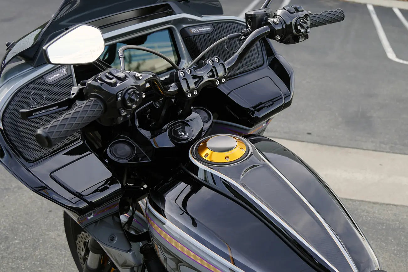Arlen Ness Pop-up Gas Cap In Gold Billet Aluminum