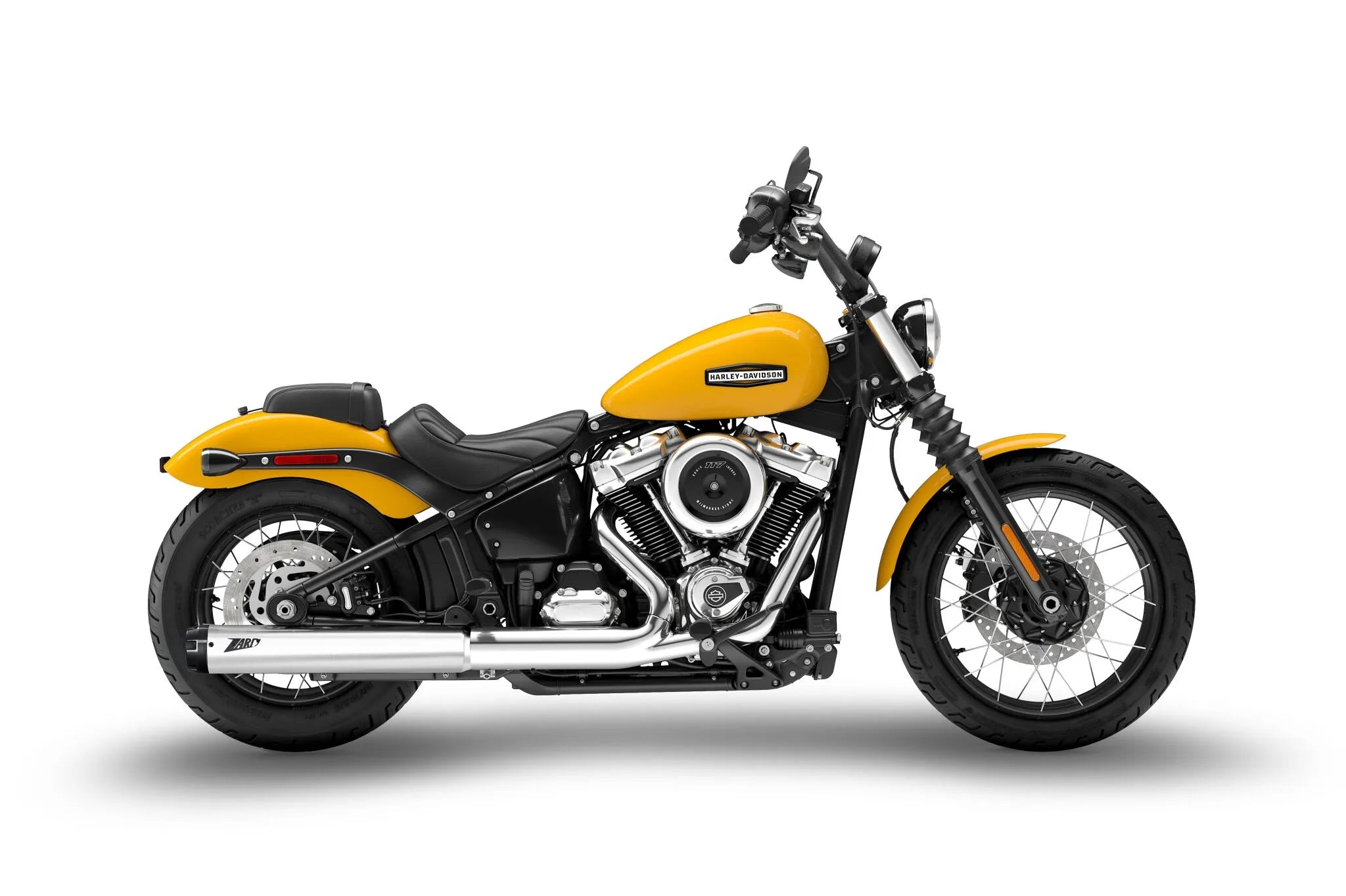 Zard 4.5" Slip-on Muffler For Hd-softail - ECE Street Legal Approved