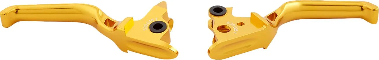 Arlen Ness Method Lever Set - Gold Billet Aluminum