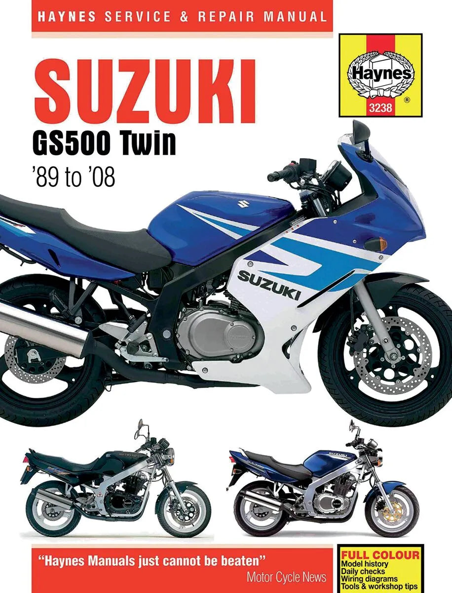 Haynes Repair Manual for Suzuki GS 500 E GS 500 F 1989-2008