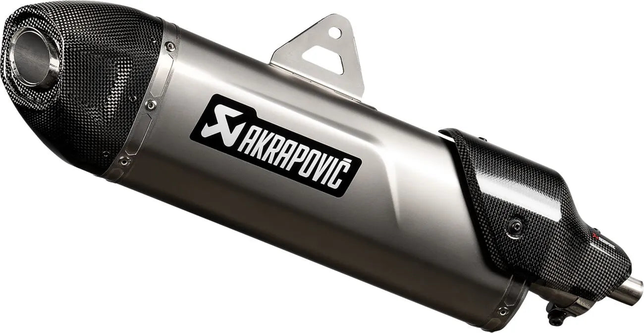 Akrapovic Slip-on Line Muffler With Carbon Fiber End Cap - ECE Street Legal Approved