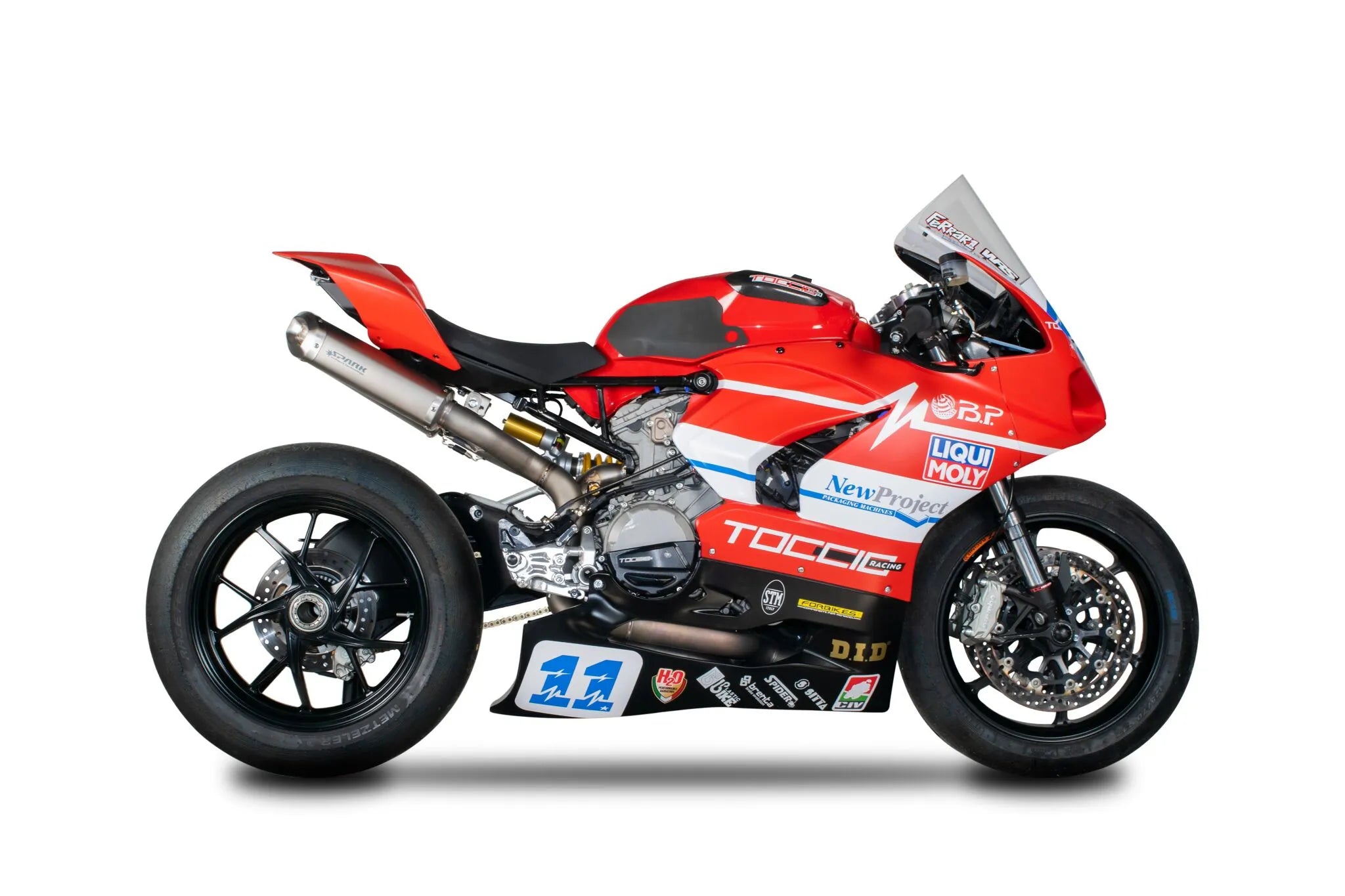 Spark Rectangular Full Titanium Exhaust System