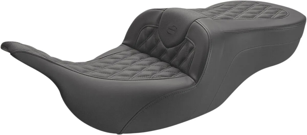 Saddlemen Roadsofa Lattice Stitch Seat - For Harley Davidson