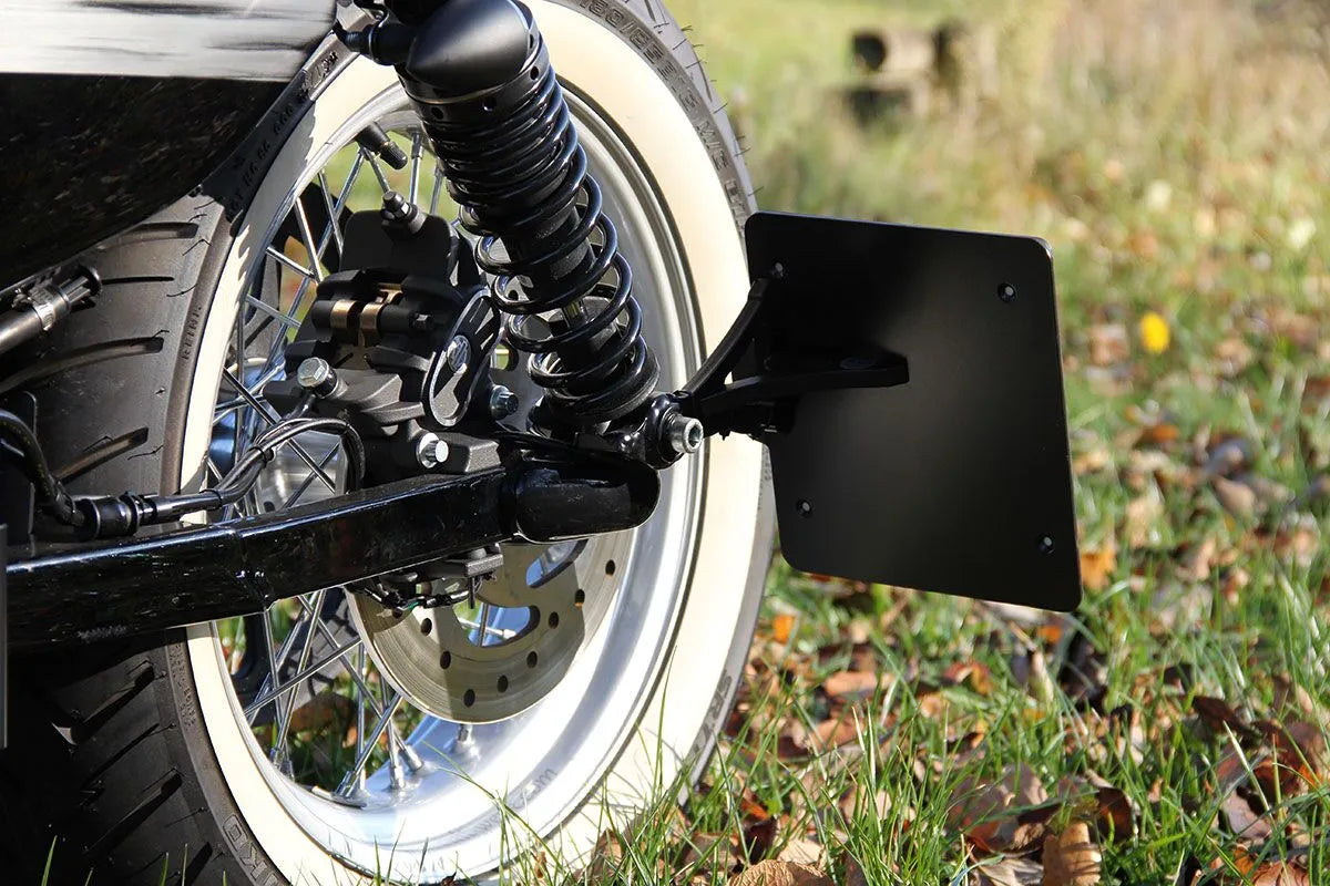 Cult Werk License Plate Holder - Black Steel