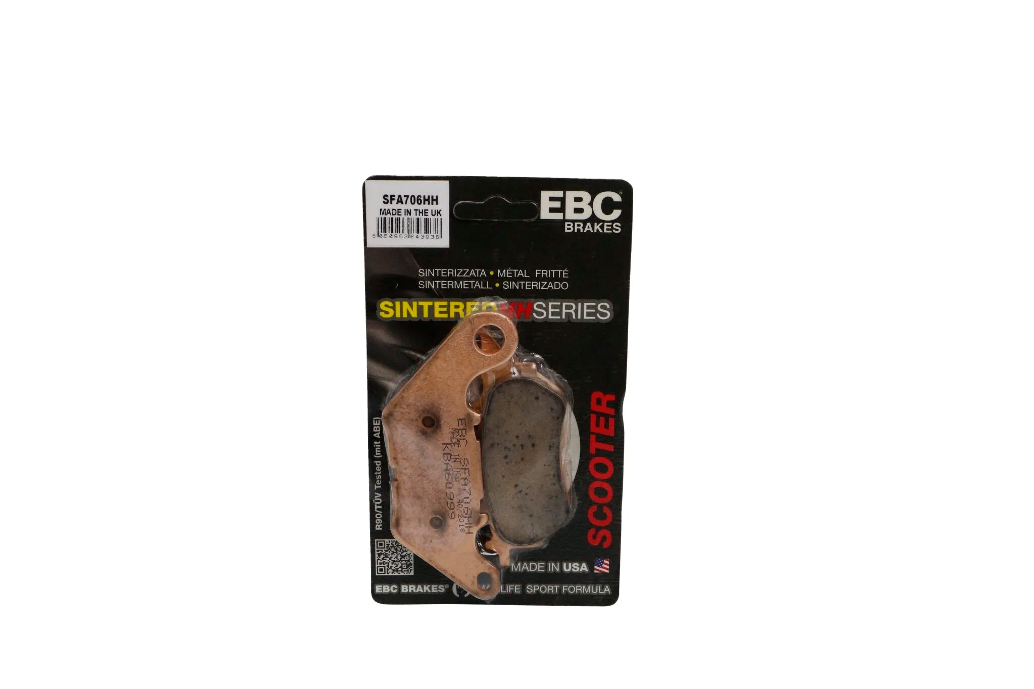 Ebc Sfa-hh Series Sintered Brake Pads For Scooters - Rear