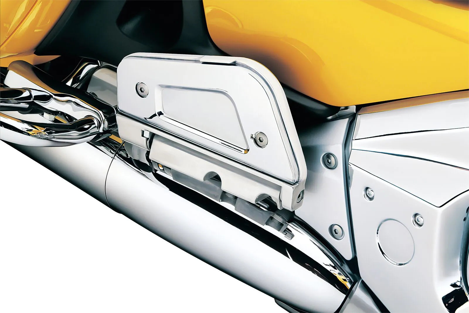 Kuryakyn Floorboard Covers - Chrome & Black