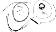 La Choppers Complete Stainless Braided Handlebar Cable Kit