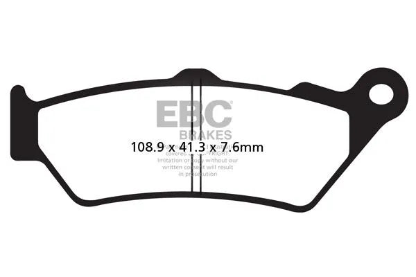 Ebc Sfa-hh Series Sintered Brake Pads For Scooters - Front