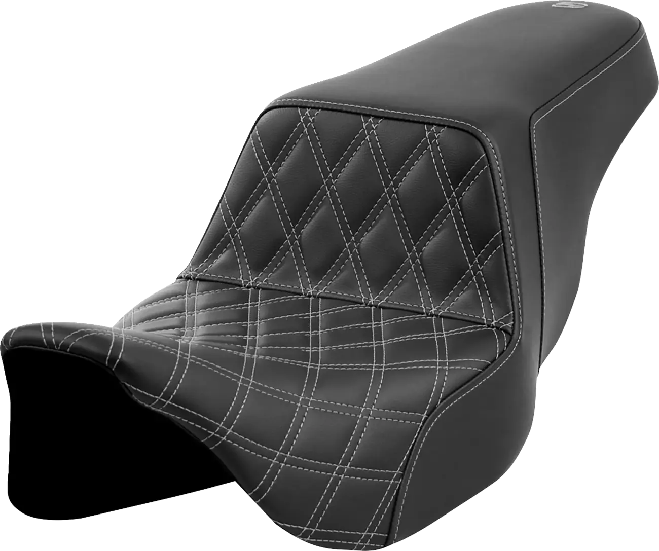 Saddlemen Lattice Stitch Step-up Seat - For Harley Davidson