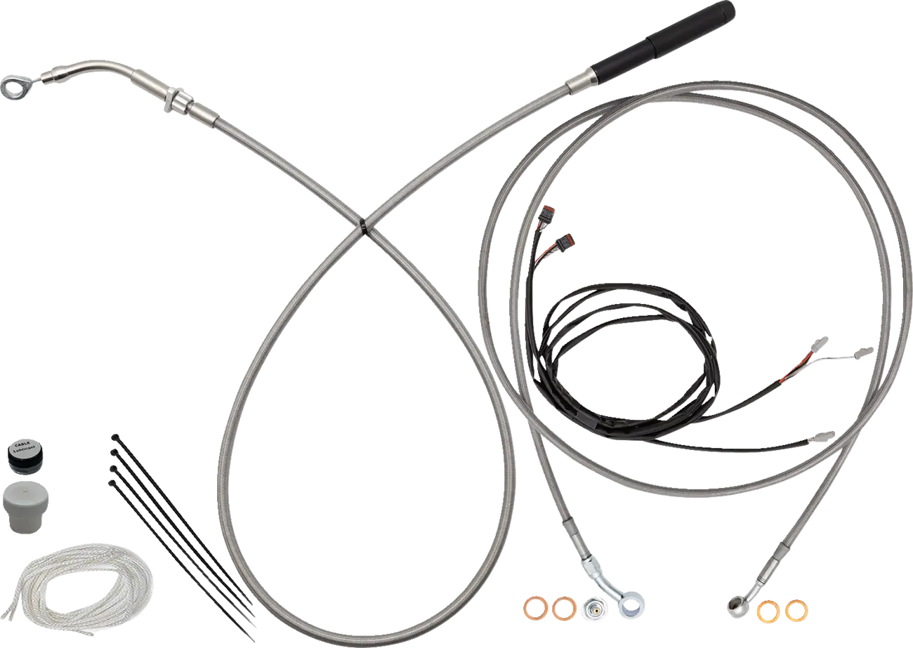 Fat Baggers Inc. EZ Install Cable Kit for Ape Hangers