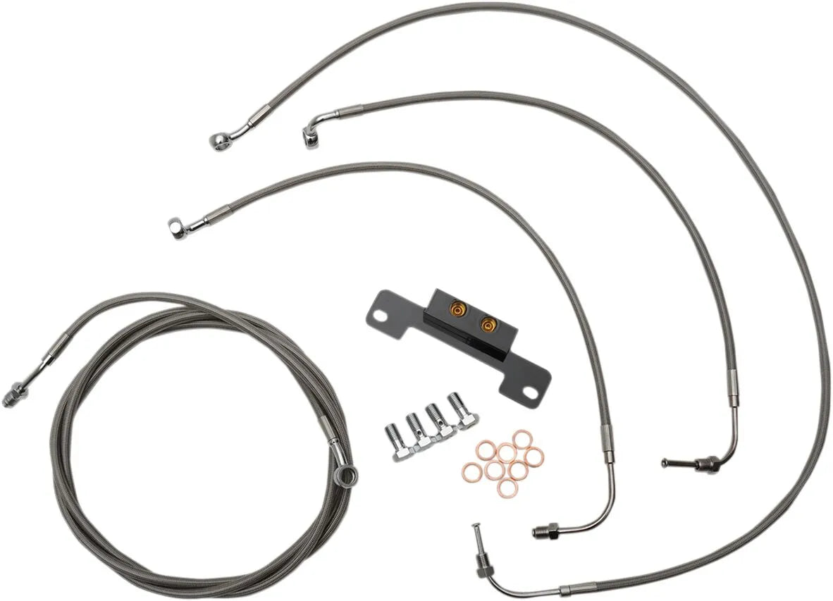 La Choppers Standard Vinyl Cable/Brake Line Kit for Ape Hangers
