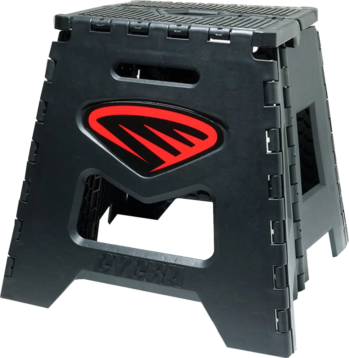 Cycra Folding Moto Stand Black with Red Decal