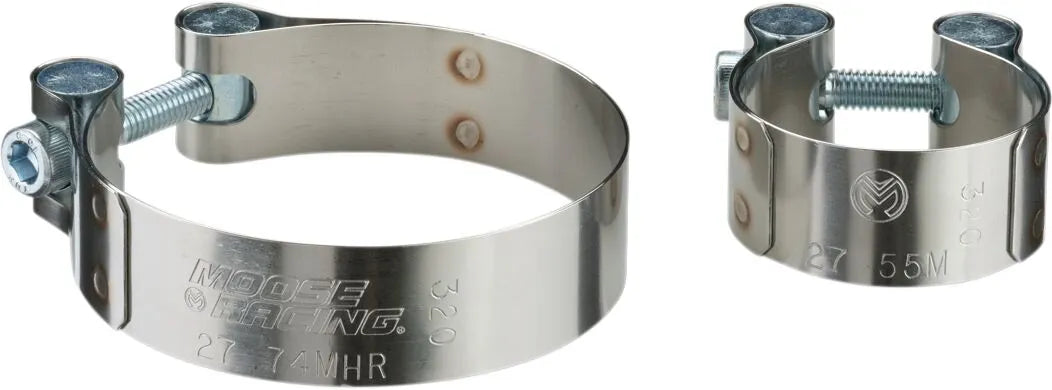 Moose Offroad Stainless Steel Exhaust Clamp For 1.94"-2.12" Pipes