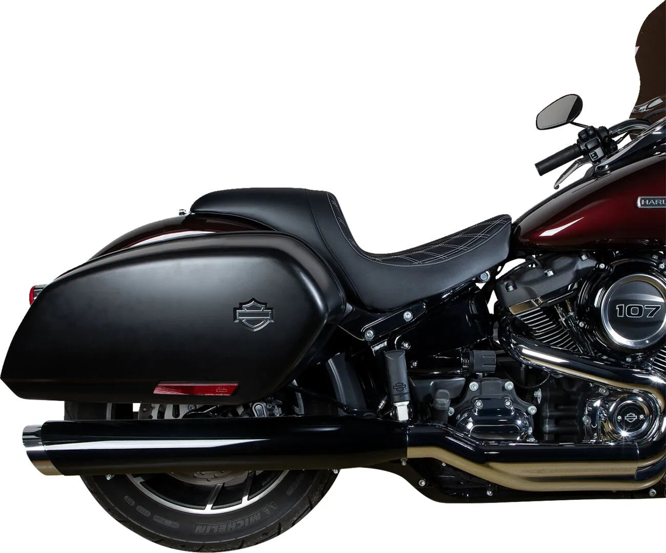 Drag Specialties Predator Seat - Enhanced Comfort - For Harley Davidson