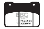 Ebc Sfa-hh Sintered Scooter Brake Pads For Enhanced Braking - Front