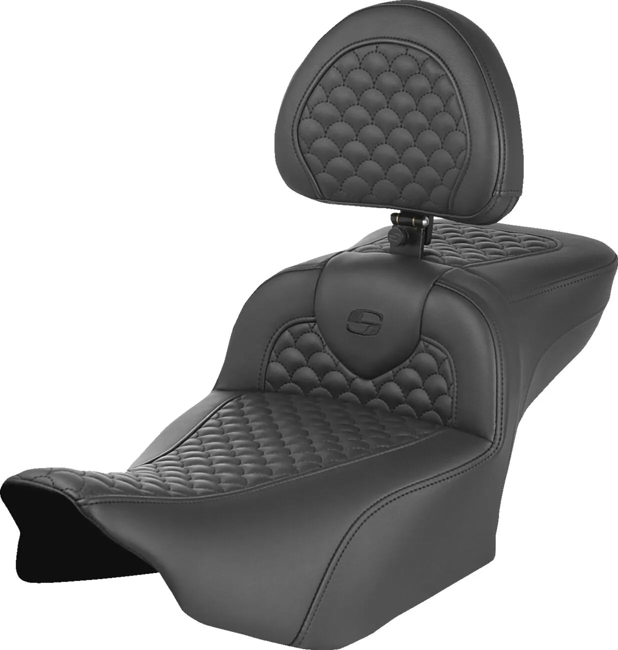 Saddlemen Dragon Scale Roadsofa Seat - For Harley Davidson