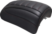 Mustang Padded Passenger Seat Cowl - Black/red