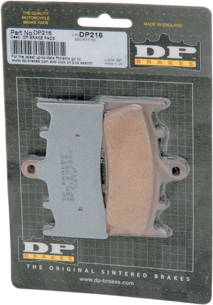 Dp Brakes Standard Sintered Brake Pads Dp216 - Front