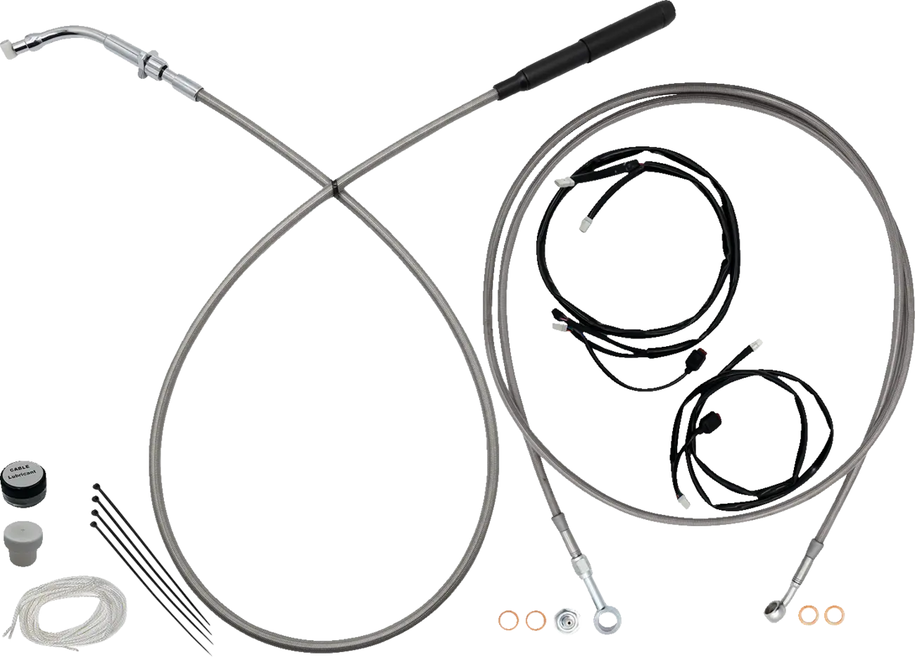 Fat Baggers Inc. EZ Install Handlebar Kit for 13-14" Ape Hangers