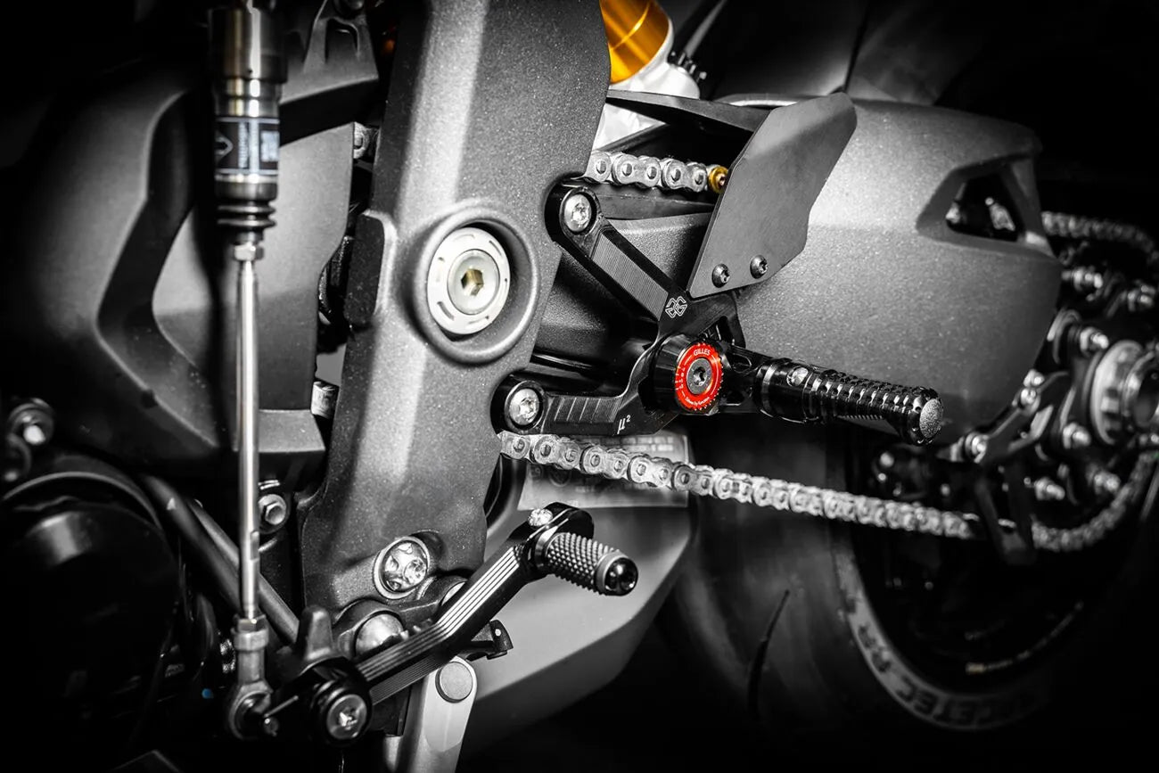 Gilles Tooling Mue2 Rearset - Black Anodized