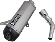 Akrapovic Stainless Steel Slip-on Muffler For Scooters - ECE Street Legal Approved
