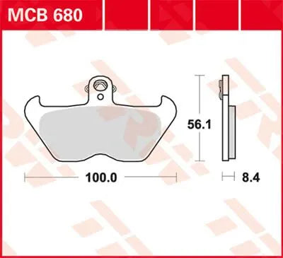 Trw Organic Allround Brake Pad Set - Front