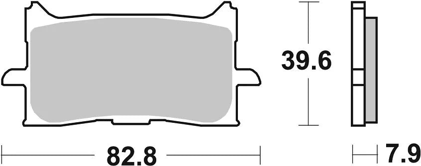 Sbs Hs Street Excel Sintered Front Brake Pads - Front