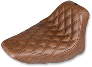 Saddlemen Renegade Lattice Stitch Solo Seat - For Harley Davidson