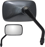 Parts Unlimited Mini Rectangular Mirror