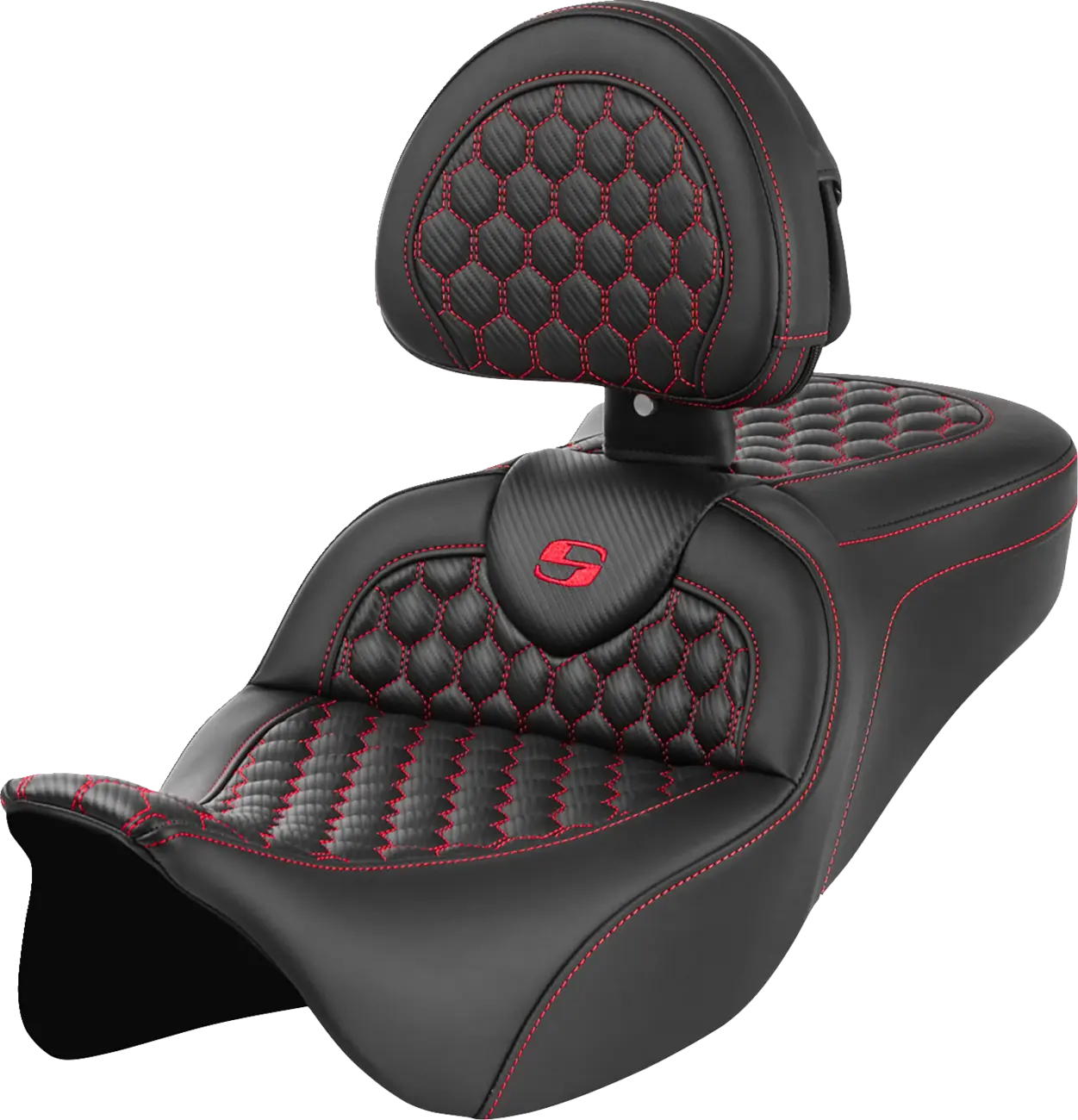 Saddlemen Honeycomb Roadsofa Seat - For Harley Davidson