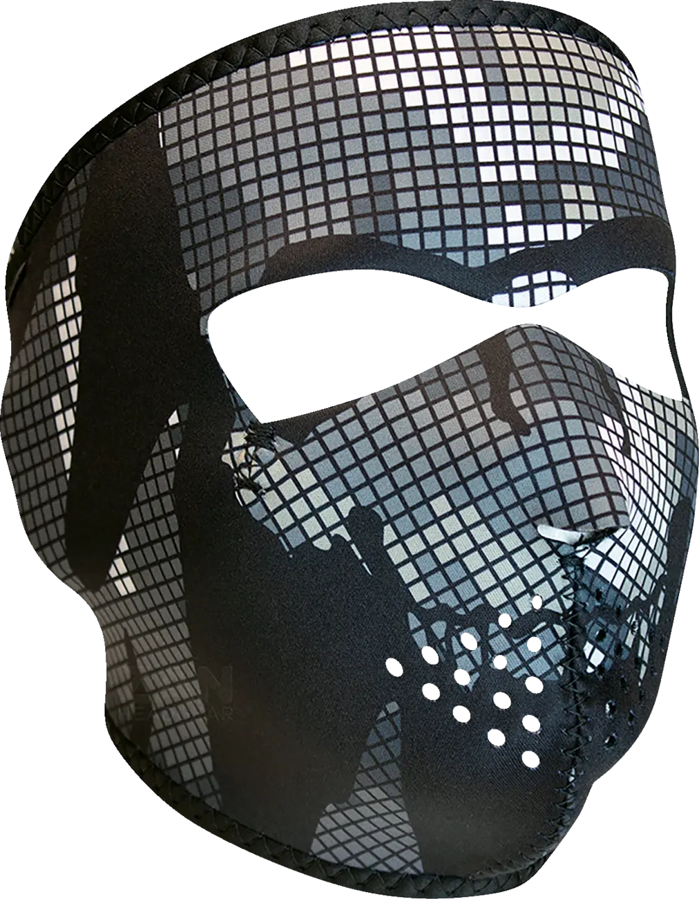 Zan Headgear Neoprene Full-Face Mask Digi Urban Camo Skull