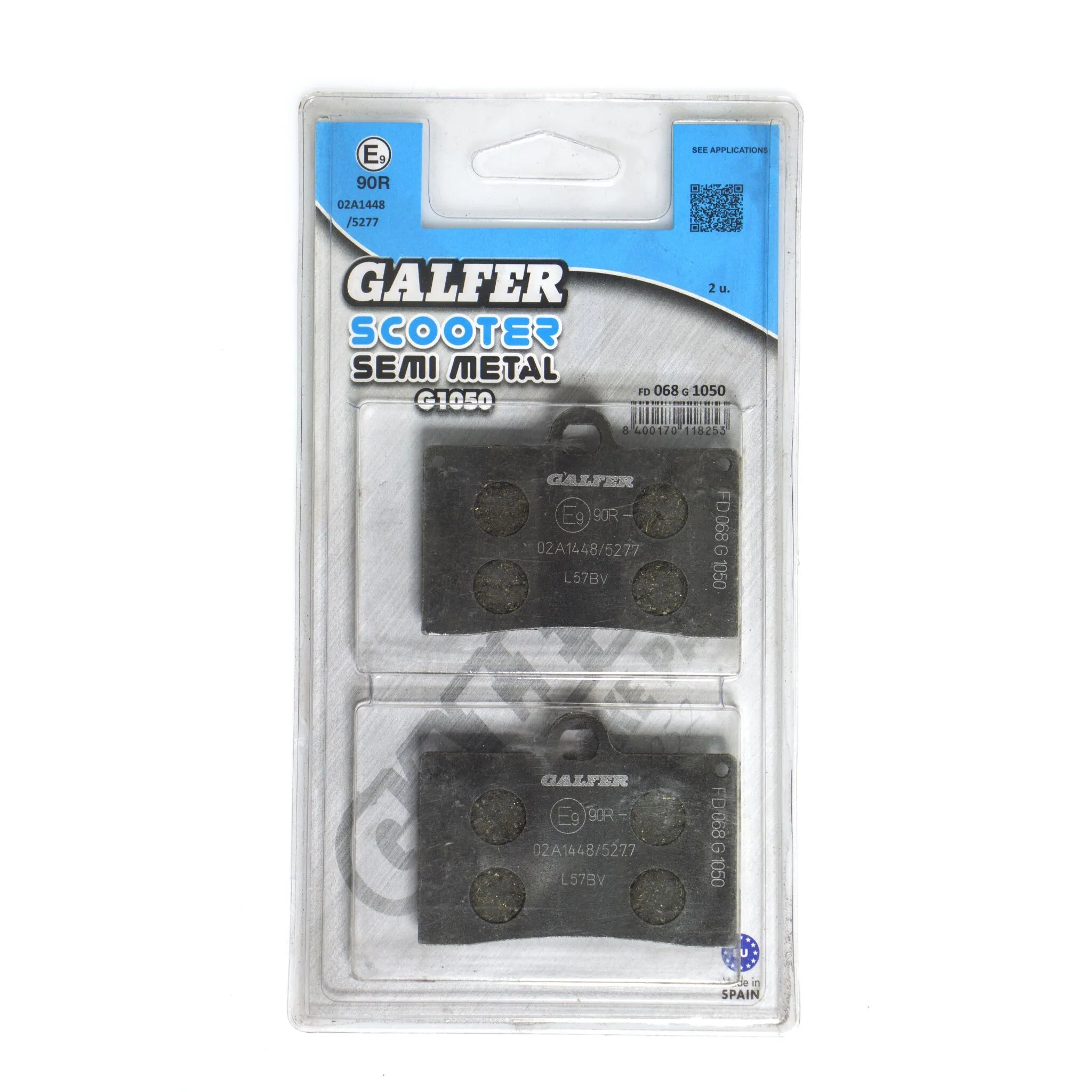 Galfer Semi-metallic Brake Pads - Versatile Performance - Front