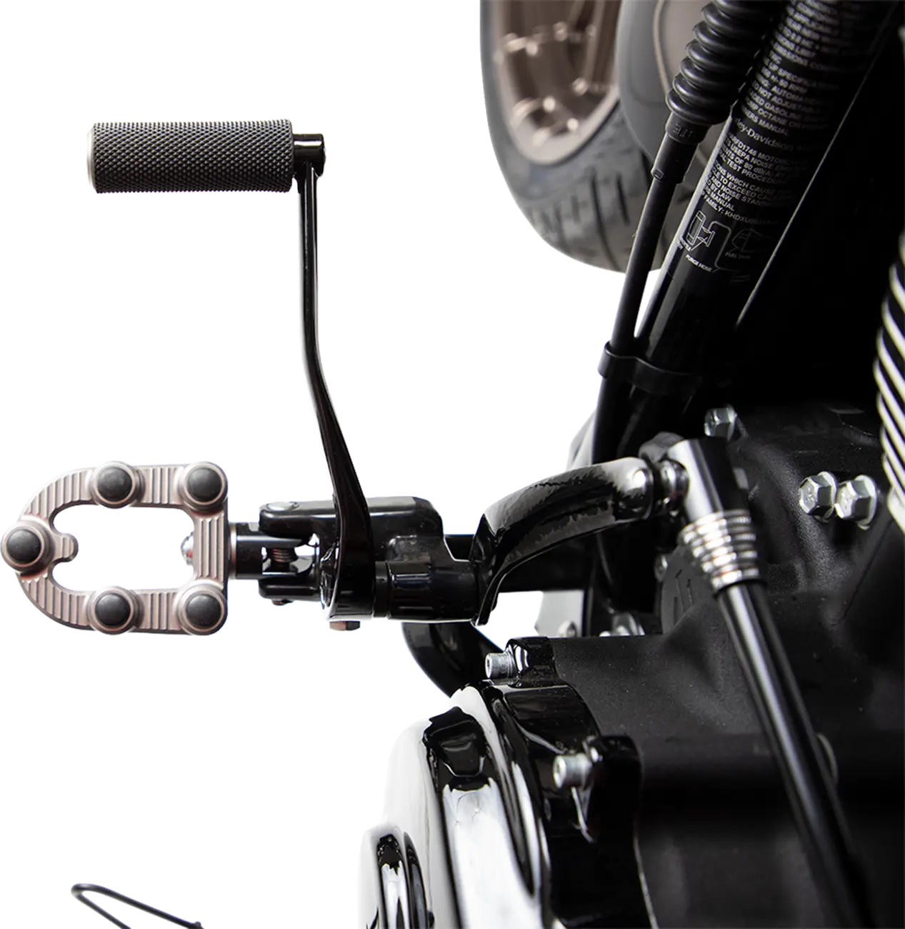 Arlen Ness Knurled Shift Peg - Black