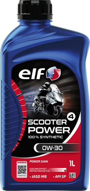 ELF Scooter 4 Power 0W-30 Synthetic Engine Oil 1L