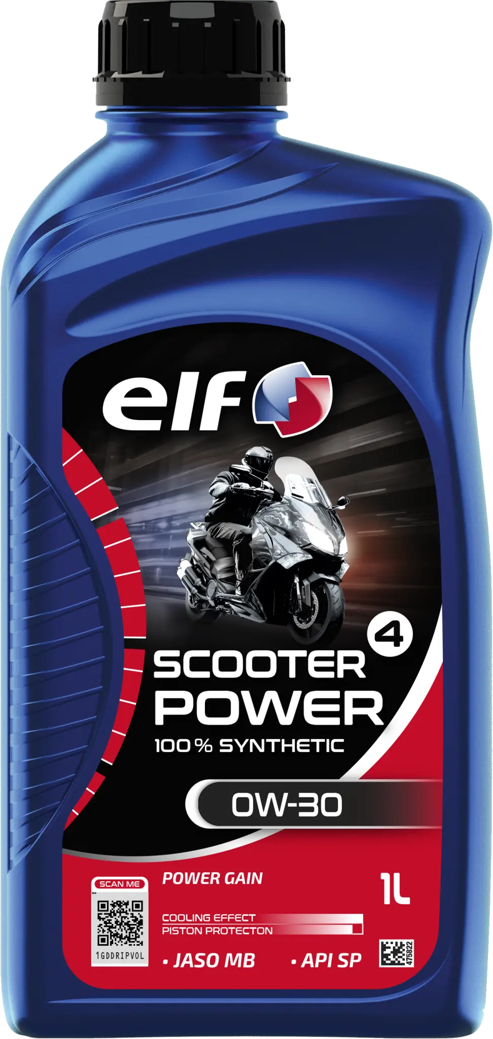 ELF Scooter 4 Power 0W-30 Synthetic Engine Oil 1L