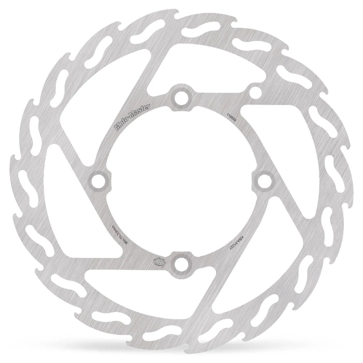 Moto-master Flame Series Brake Rotor For Motorcycle - Front