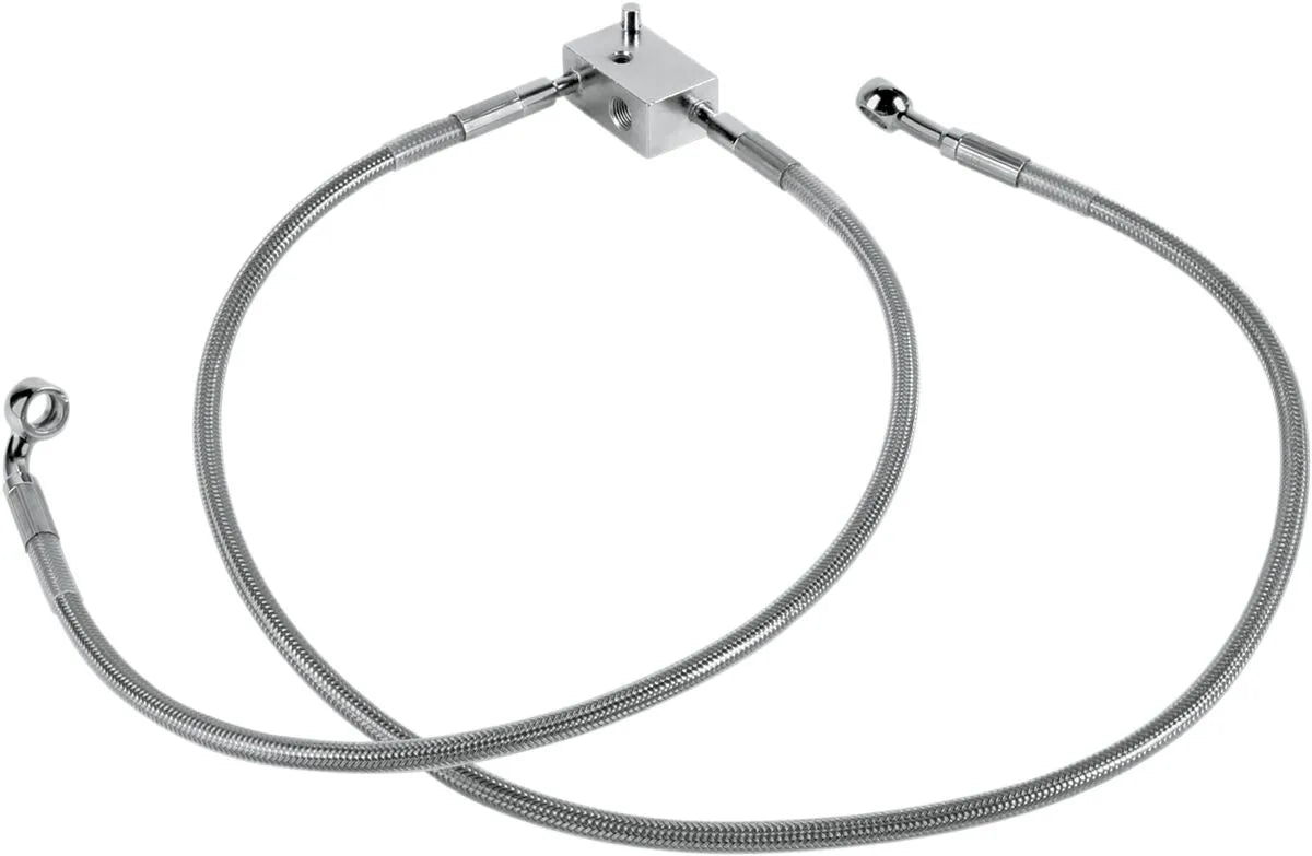 Drag Specialties Stainless Steel Brake Line Kit For Rear
