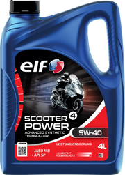 ELF Scooter 4 Power 5W-40 Advanced Synthetic Engine Oil 4 liter