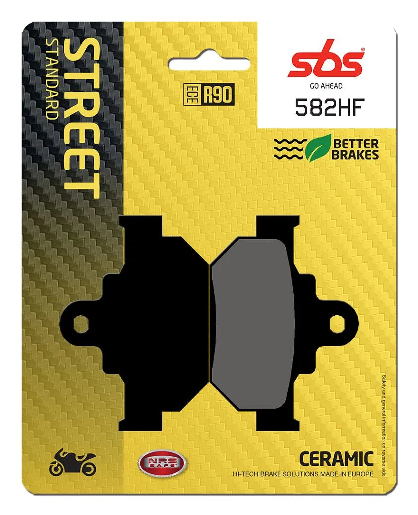 Sbs Hf Street Ceramic Organic Brake Pads - Front