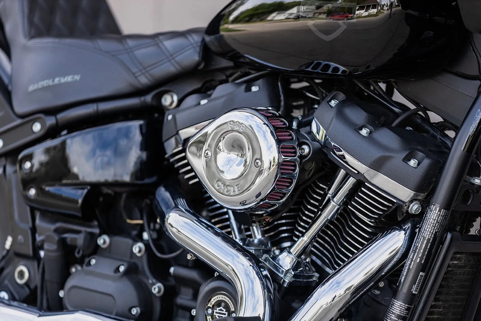 S&s Cycle Stealth Air Cleaner Cover - Chrome