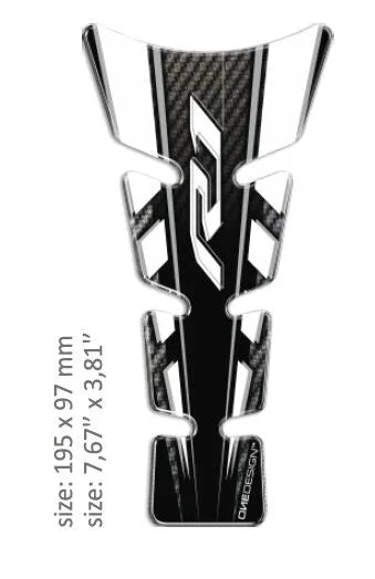 Onedesign Resin Tank Pad For Yamaha Motorcycles