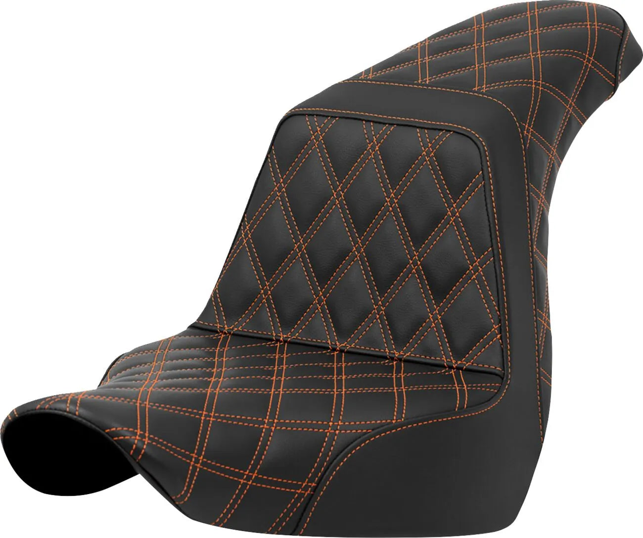 Saddlemen Lattice Stitch Step-up Seat - For Harley Davidson