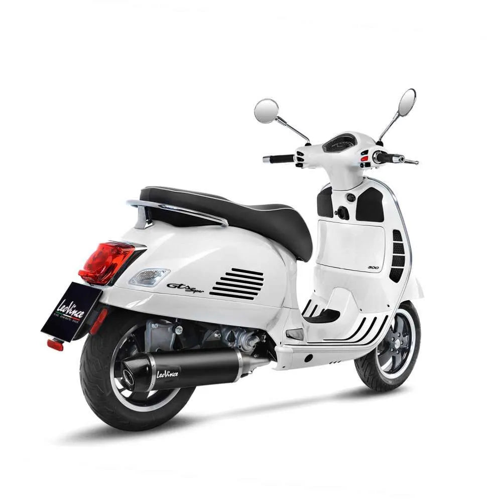 Leovince Nero Slip-on Muffler Black Stainless Steel - ECE Street Legal Approved