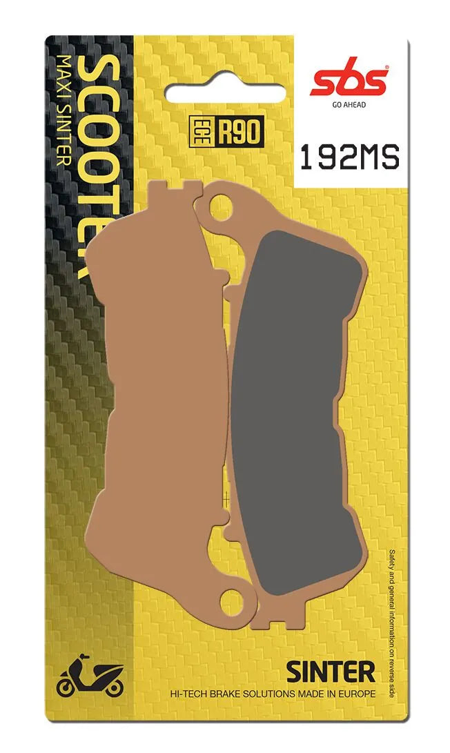 Sbs Ms Scooter Maxi Sintered Brake Pads - Front