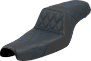Saddlemen Lattice Stitch Step-up Seat - For Harley Davidson