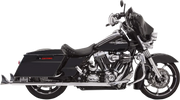 Bassani Xhaust Fishtail Slip-on Mufflers - Chrome